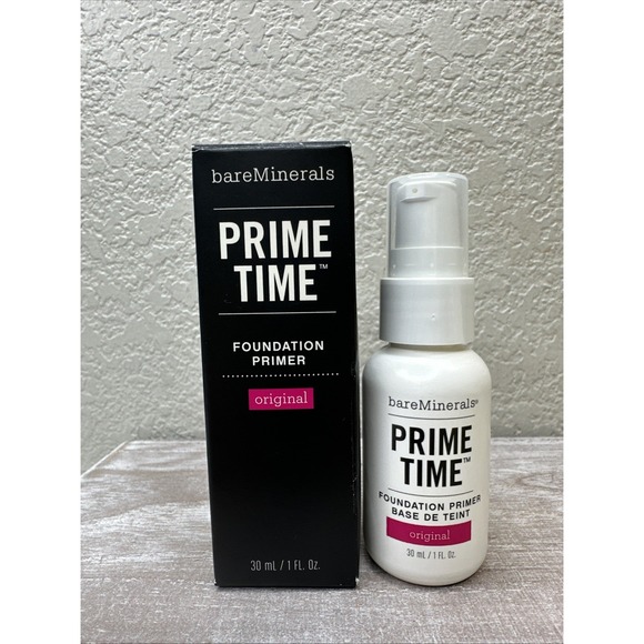 $47 🌙 New Bare Minerals Prime Time Original Foundation Primer Full Size 1 oz - Picture 1 of 3